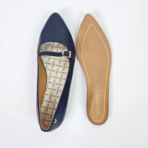 NWOB Vionic Blue Gem Delilah Ballet Flat - Picture 5 of 12